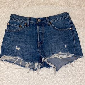 Levi 501 denim shorts